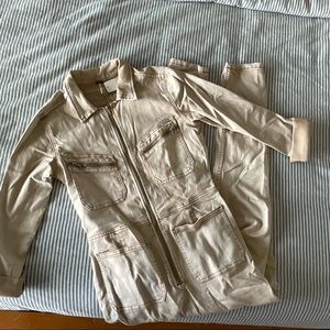 Free people denim jumpsuit